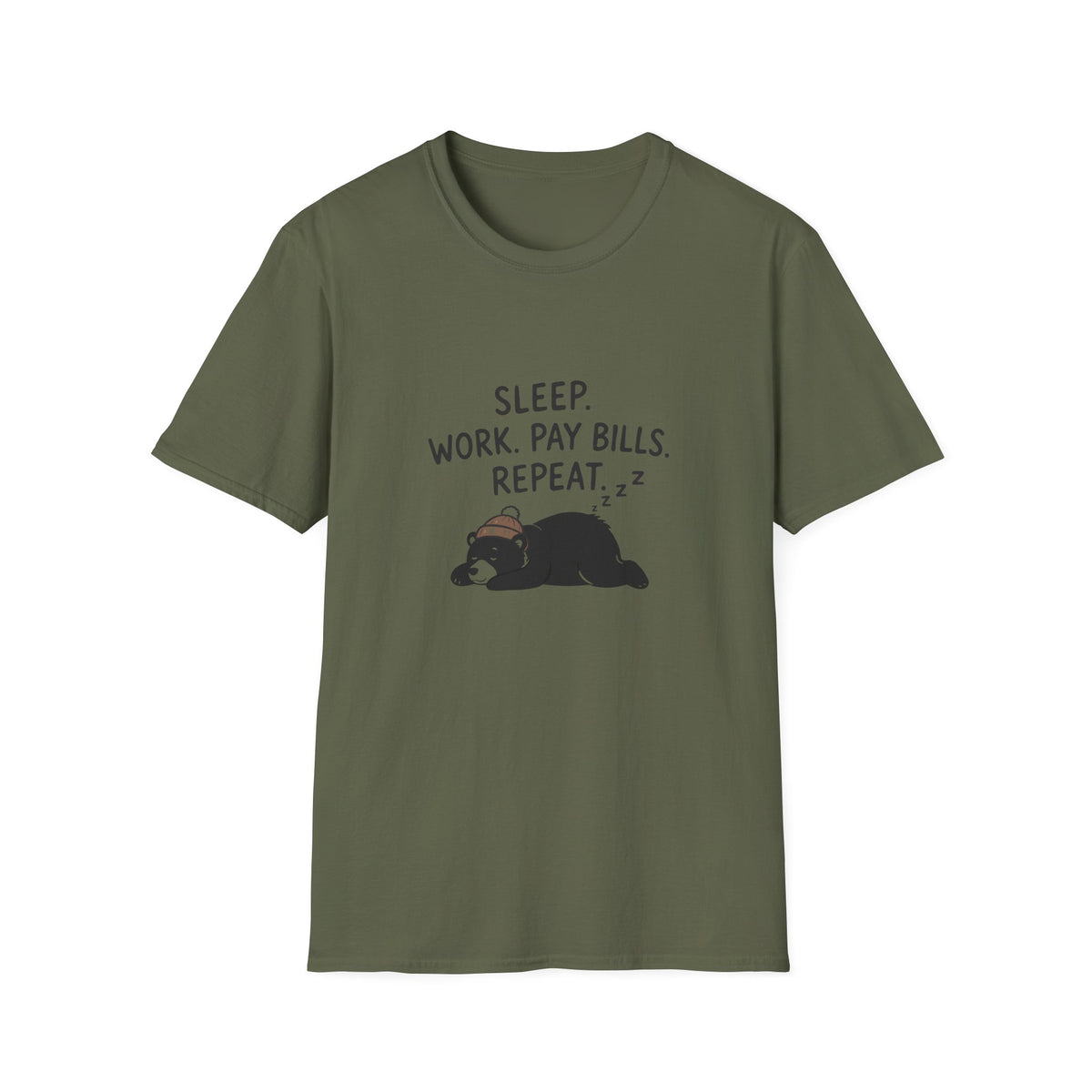 Sleep Work Pay Bill Repeat T-Shirt