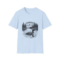 Canada Text with Lake Mountain T-Shirt