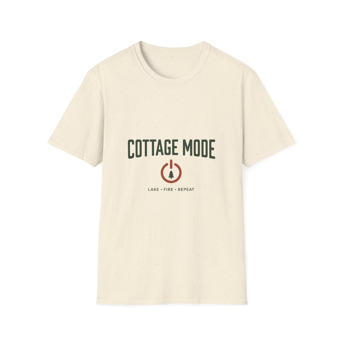 Cottage Mode Lake Fire Repeat T-Shirt