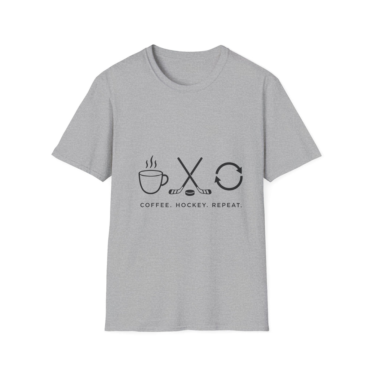 Coffee Hockey Repeat T-Shirt