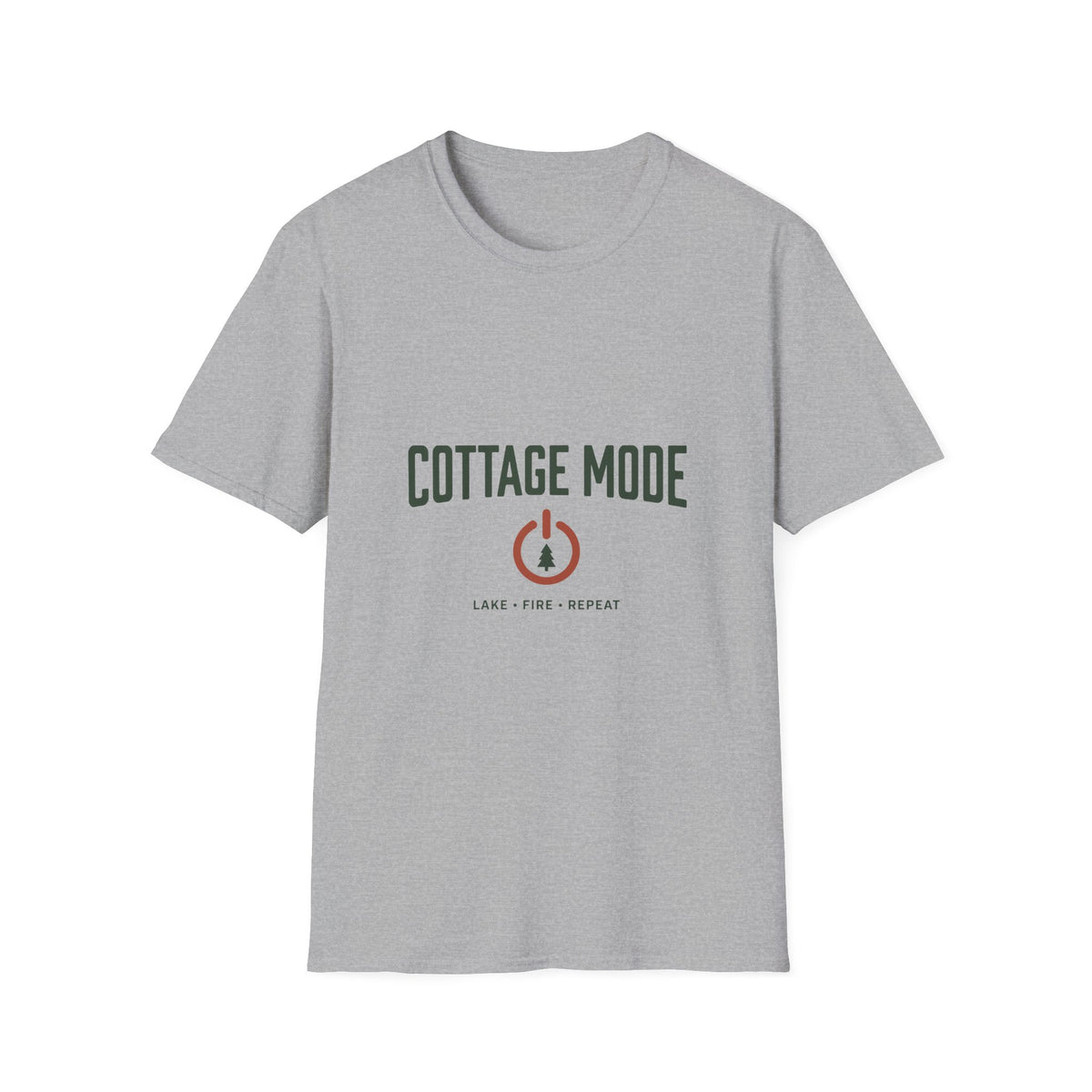 Cottage Mode Lake Fire Repeat T-Shirt