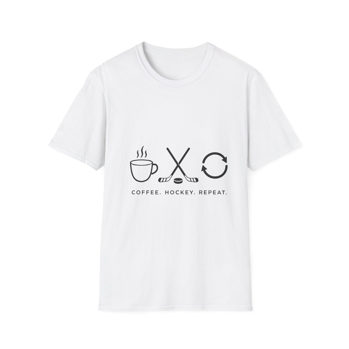 Coffee Hockey Repeat T-Shirt