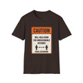 Caution Will Hold Door T-Shirt