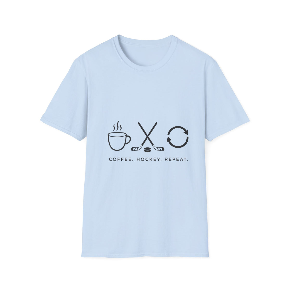 Coffee Hockey Repeat T-Shirt